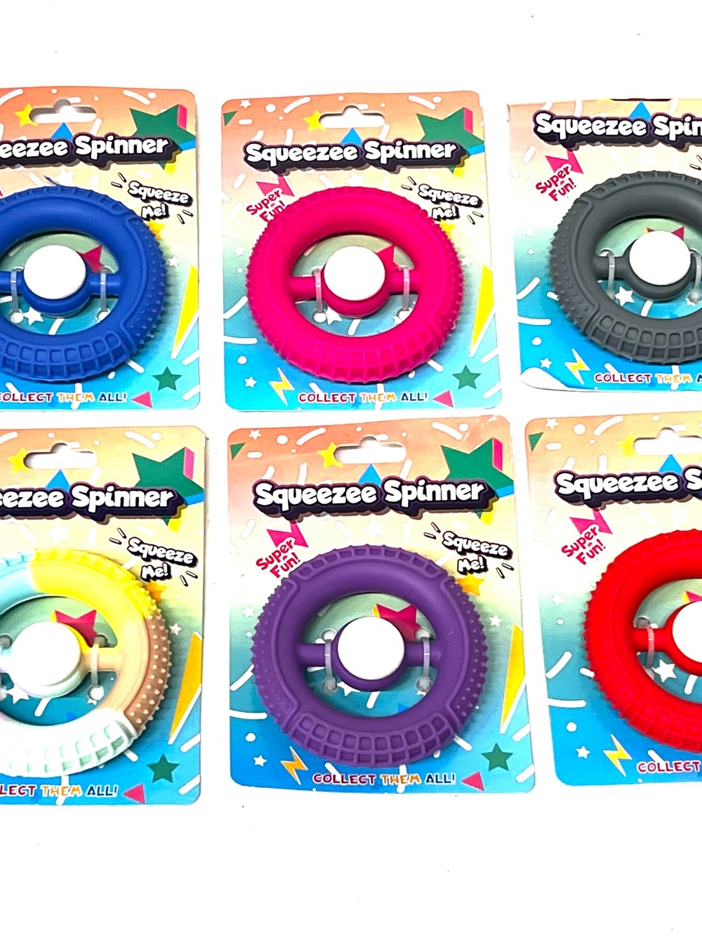 Squeeze Spinner Kids Toy - Purple